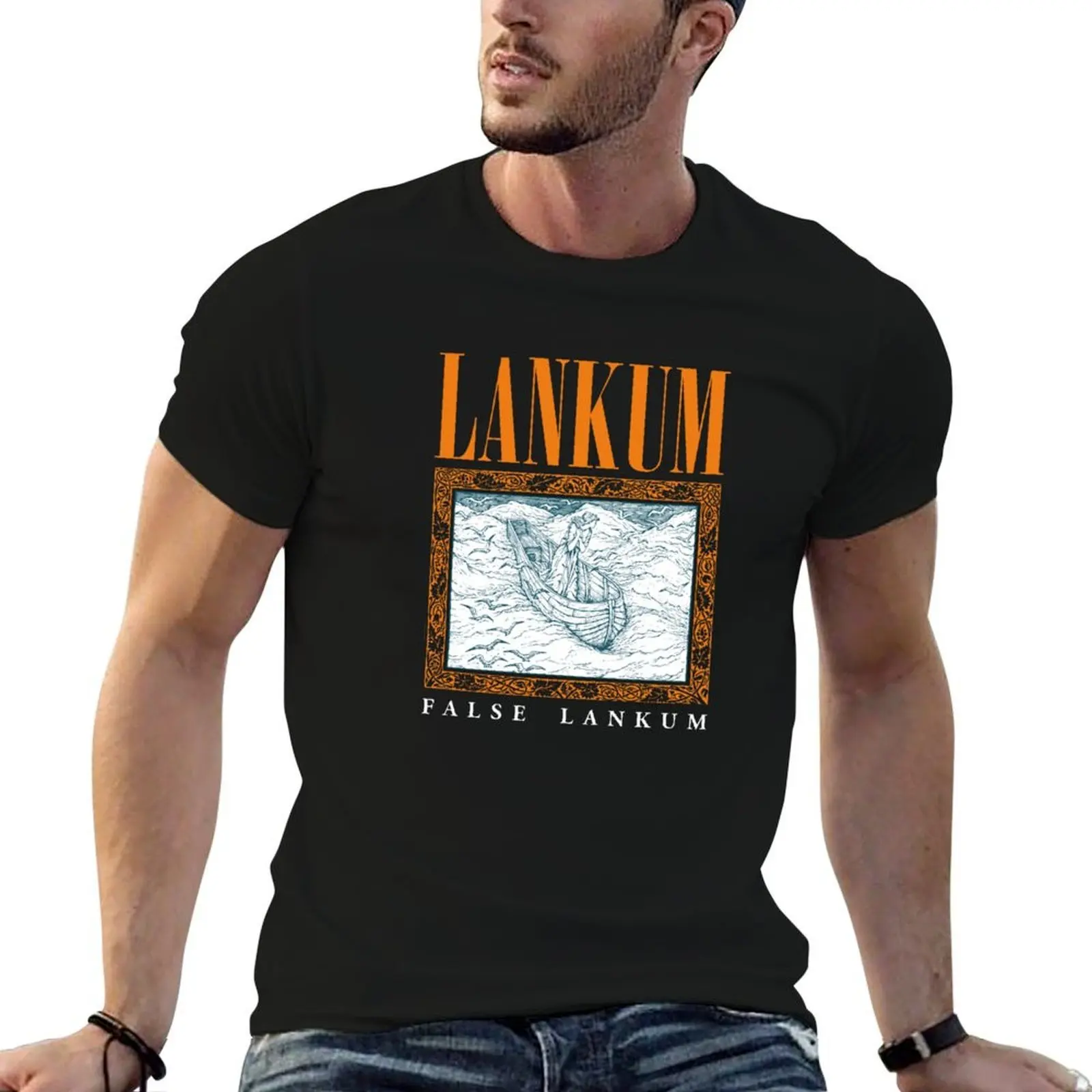 

Lankum Irish folk sea engraving T-Shirt man t shirts for men t shirt man luxury T-Shirt