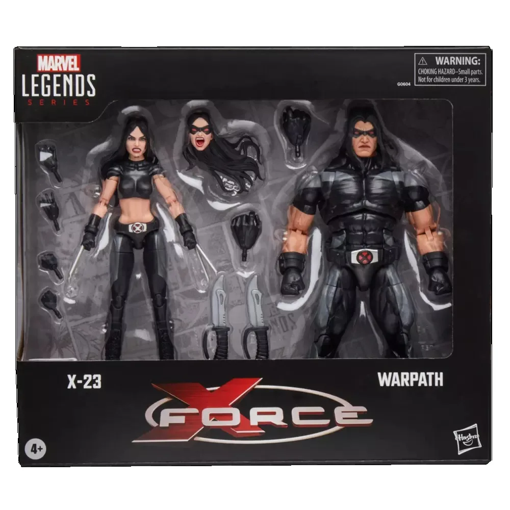 

Hasbro Marvel Legends Series X-Force X-23 & Warpath Action Figures Pack of 2 Marvel Legends Figure for Birthday Gift G0604