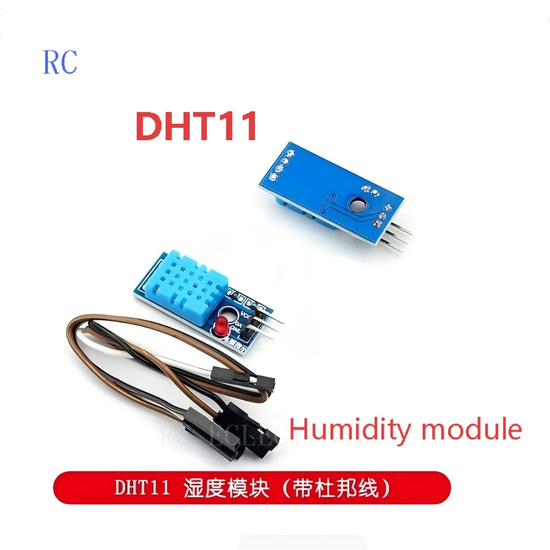DHT11 ESP8266 ESP01S Digital Temperature Humidity Sensor Module With Wire  High Precision Ultra-low Power For Arduino