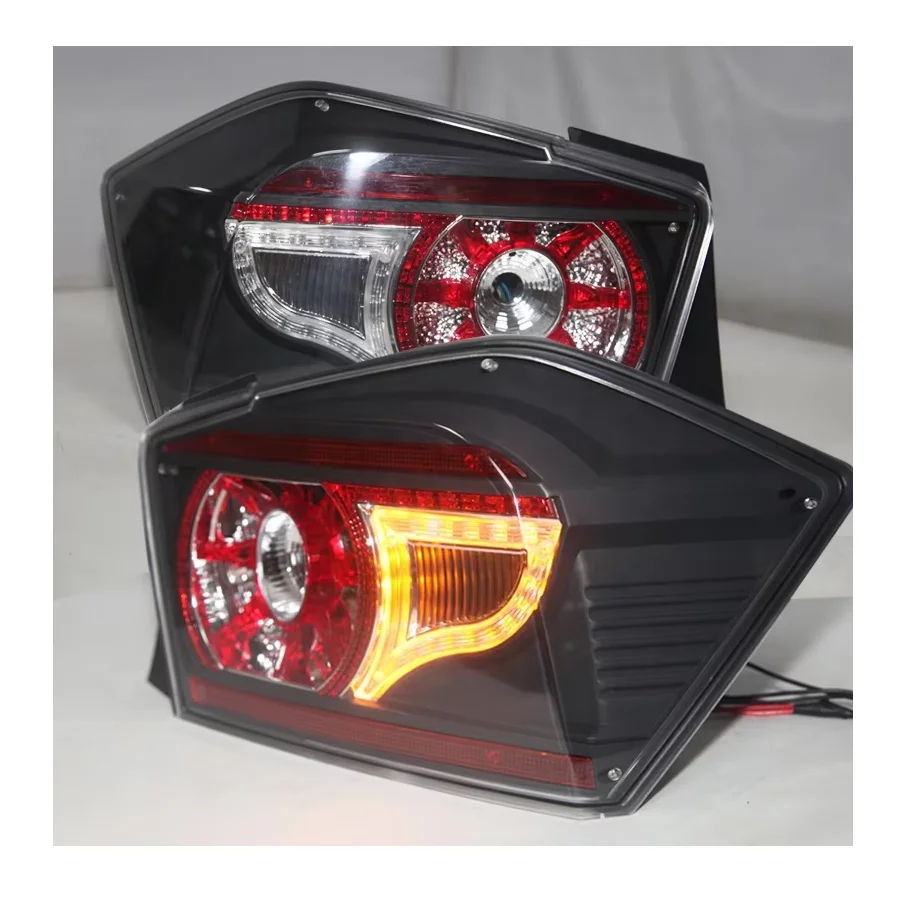 

2008-2013 Year for City LED Tail Light Clear Lens Black Housing R for HONDA