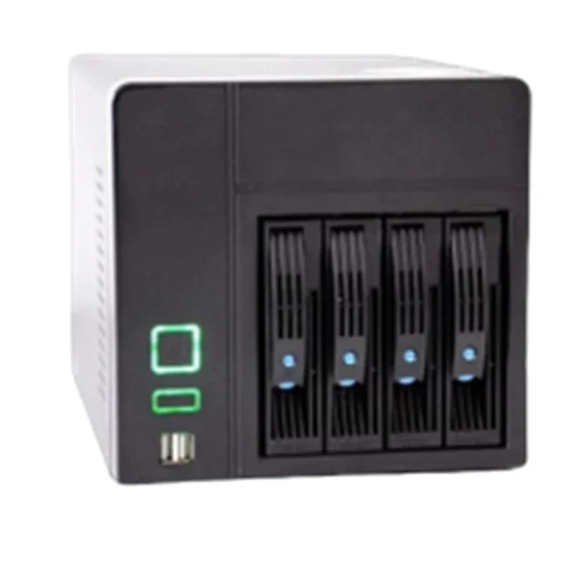 Лидер продаж, четырехдисковый NAS-шасси, тихий дизайн, поддерживает материнскую плату ITX K3, кохлеарное межпланетное шасси, черный