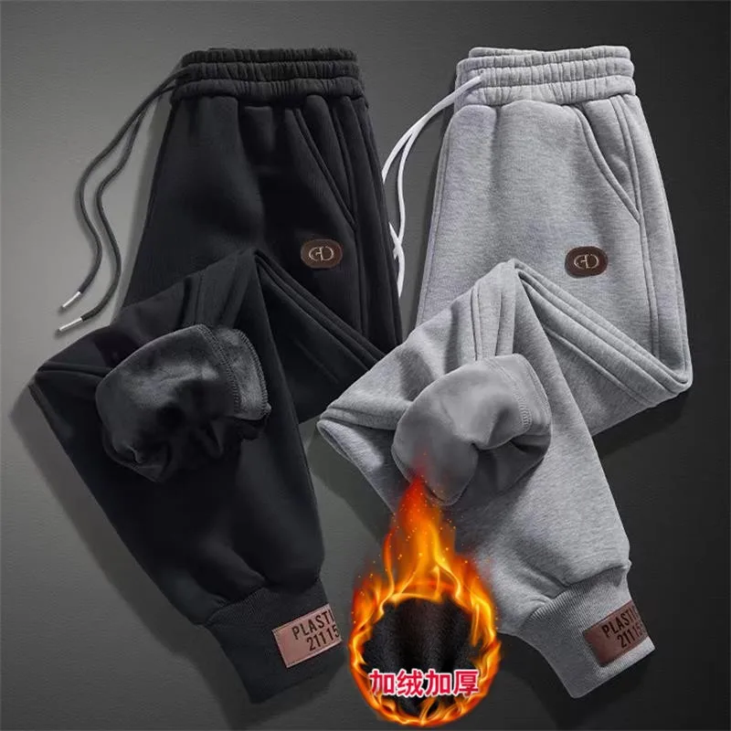

Men's Pants Y2K Joggers Men's Winter Clothing Thermal Trousers Baggy Sweats Loose New Streetwear Overalls Sweatpants Wholesale