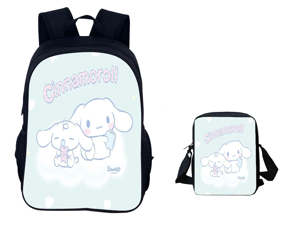 

Kids Cinnamoroll Backpack+Durable Single Shoulder Bag-Boy Girl Back to School Knapsack