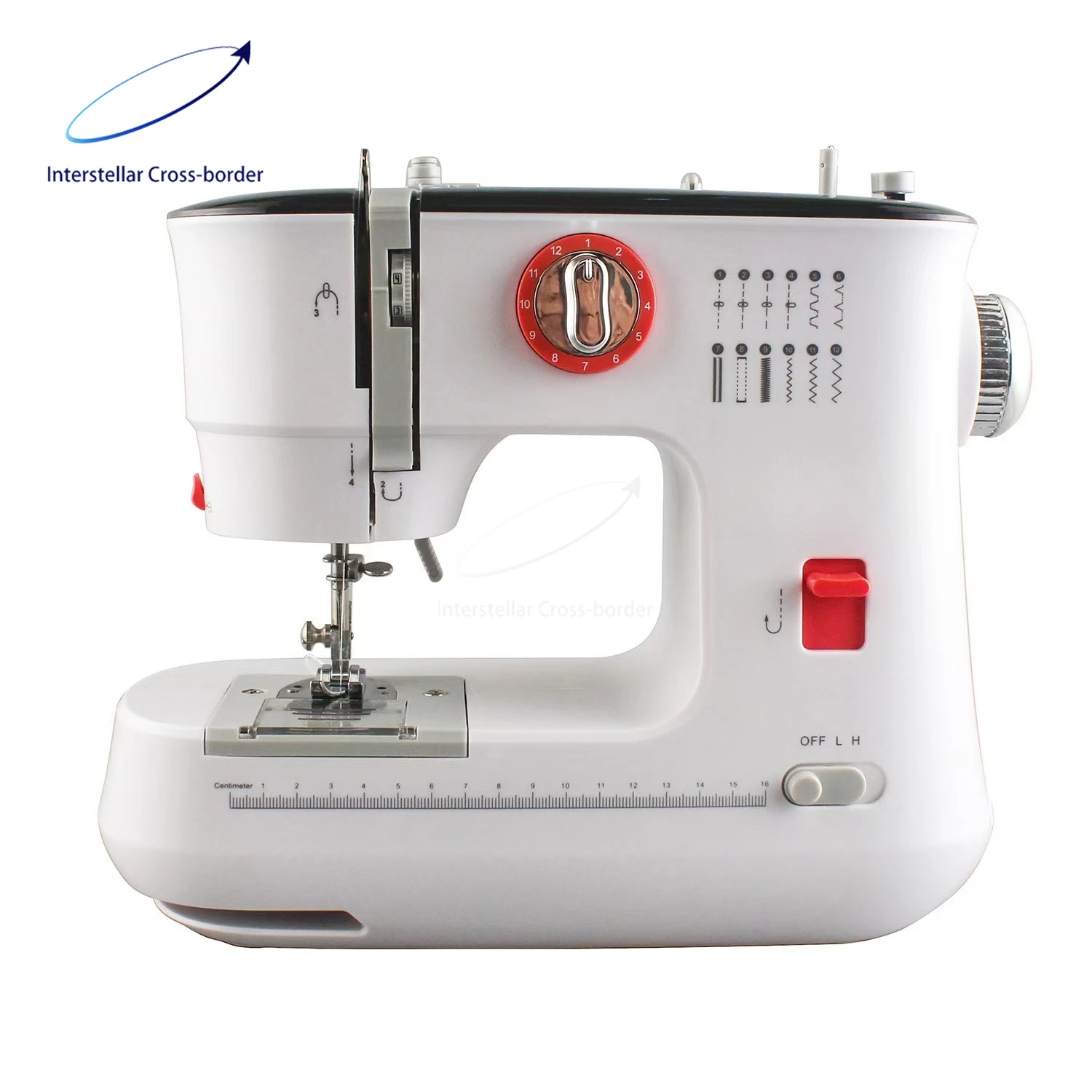 

For SM-519 Portable Electric Sewing Machine Home Automatic Thick Fabric Overlocking Compact Stitching DIY Craft