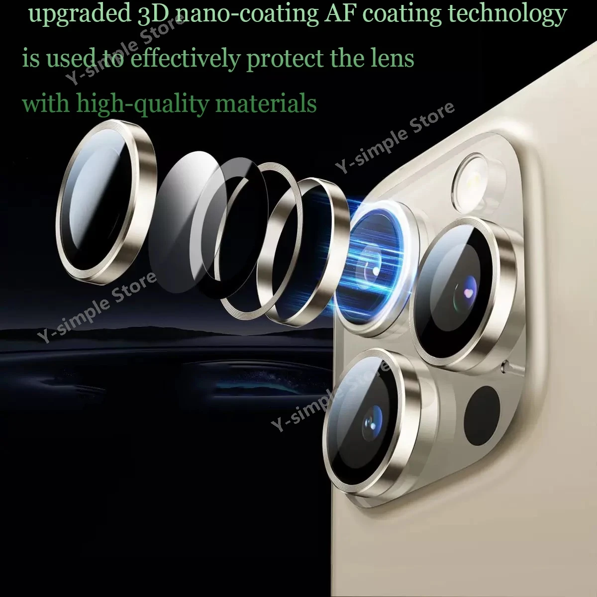 新しくアップグレードされたカメラプロテクター VIVO V50 Lite ガラスカメラレンズフィルム金属フレーム 3D デザインフルカバー