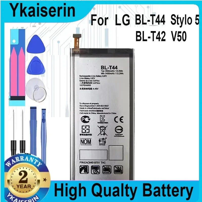 New Battery BL-T42 BL-T44 for LG V50 ThinQ 5G LM-V500 V500N V500EM V500XM Stylo 5 K50 Q60 K40S K51 X6-2019 X6 2019 Batteries