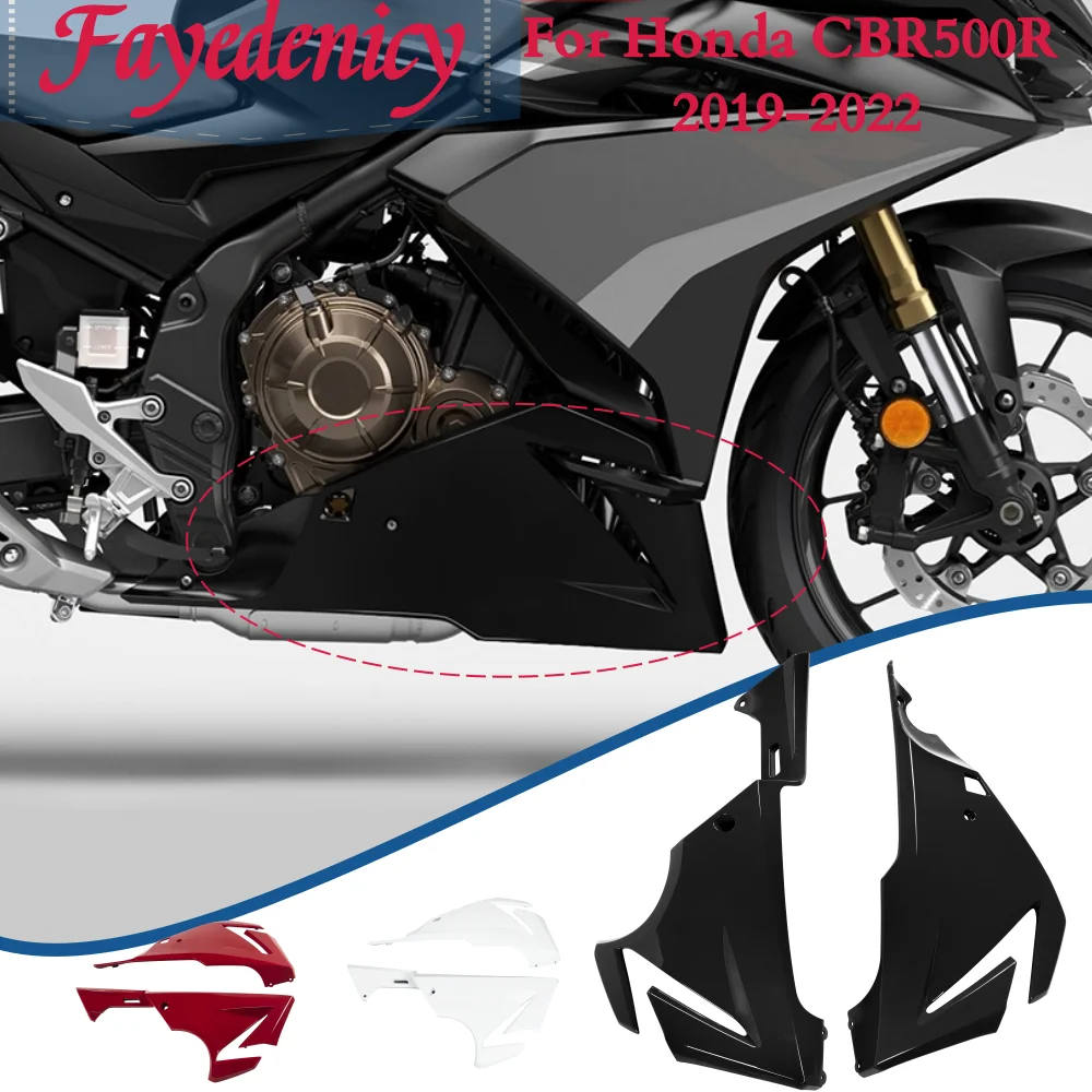 

CBR500R Lower Belly Pan Side Panel For Honda CBR500 R CBR 500R 2019 2020 2021 2022 Motorcycle Injection Fairing Kit Accessories