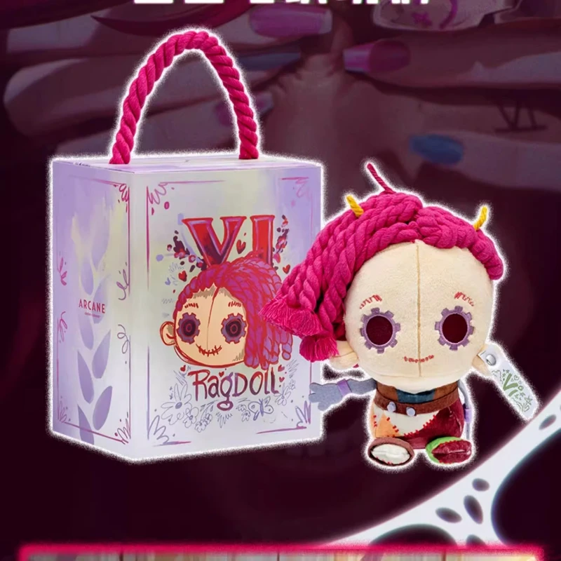 LOL Arcane The Piltover Enforcer خليط على شكل دمية زخرفة لعبة البضائع طبعة محدودة Q-نسخة هدايا عيد الميلاد وعيد الميلاد #1