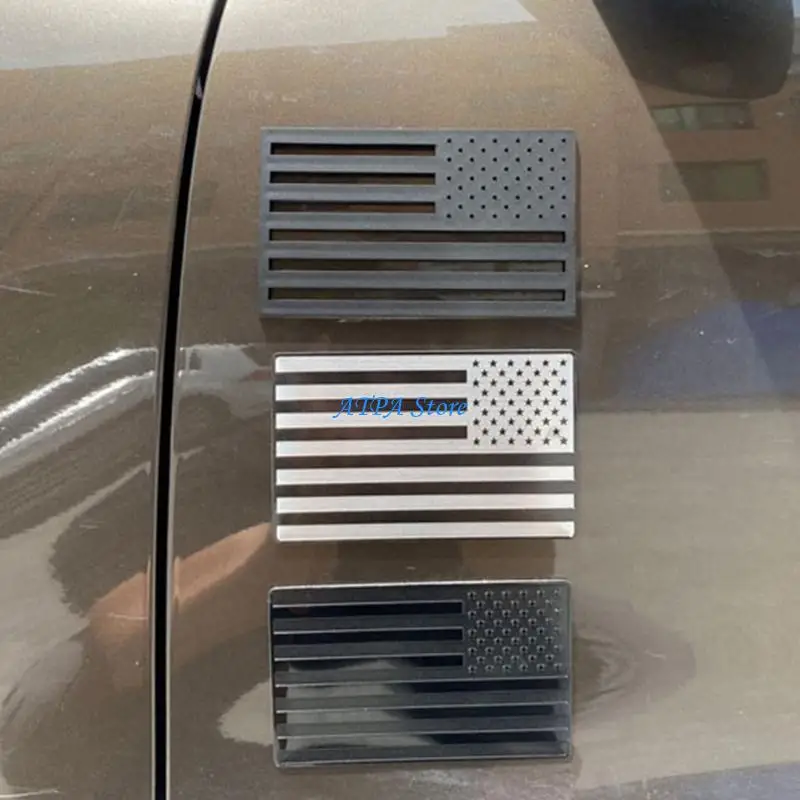 

U13C Fashionable Automobile Badge USA American Flag Motorcycle Sticker Car