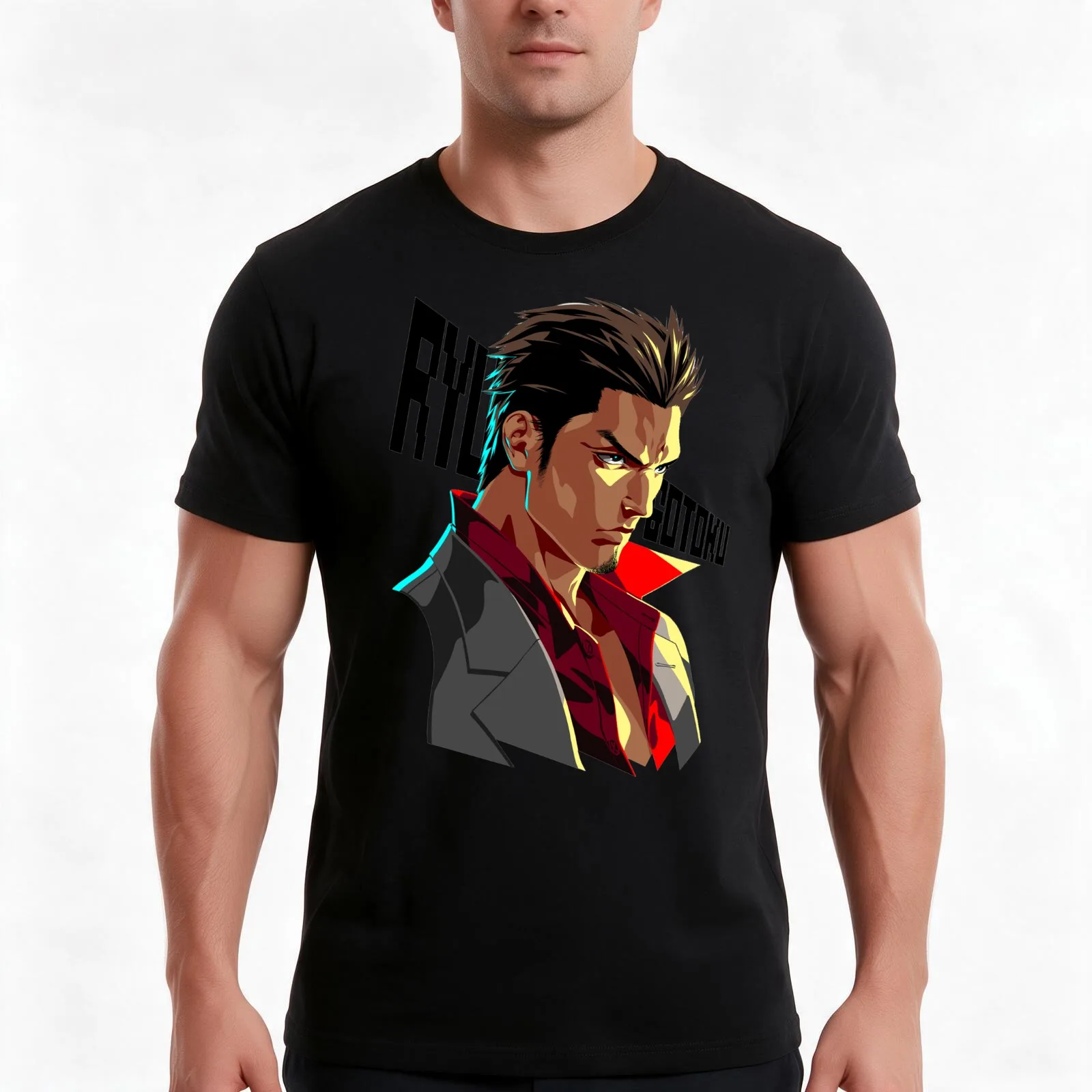 Ryu Ga gotoku Yakuza kazuma kiryu T-Shirt Summer Casual Cotton Tee Oversized Streetwear Tops Vintage Graphic Print