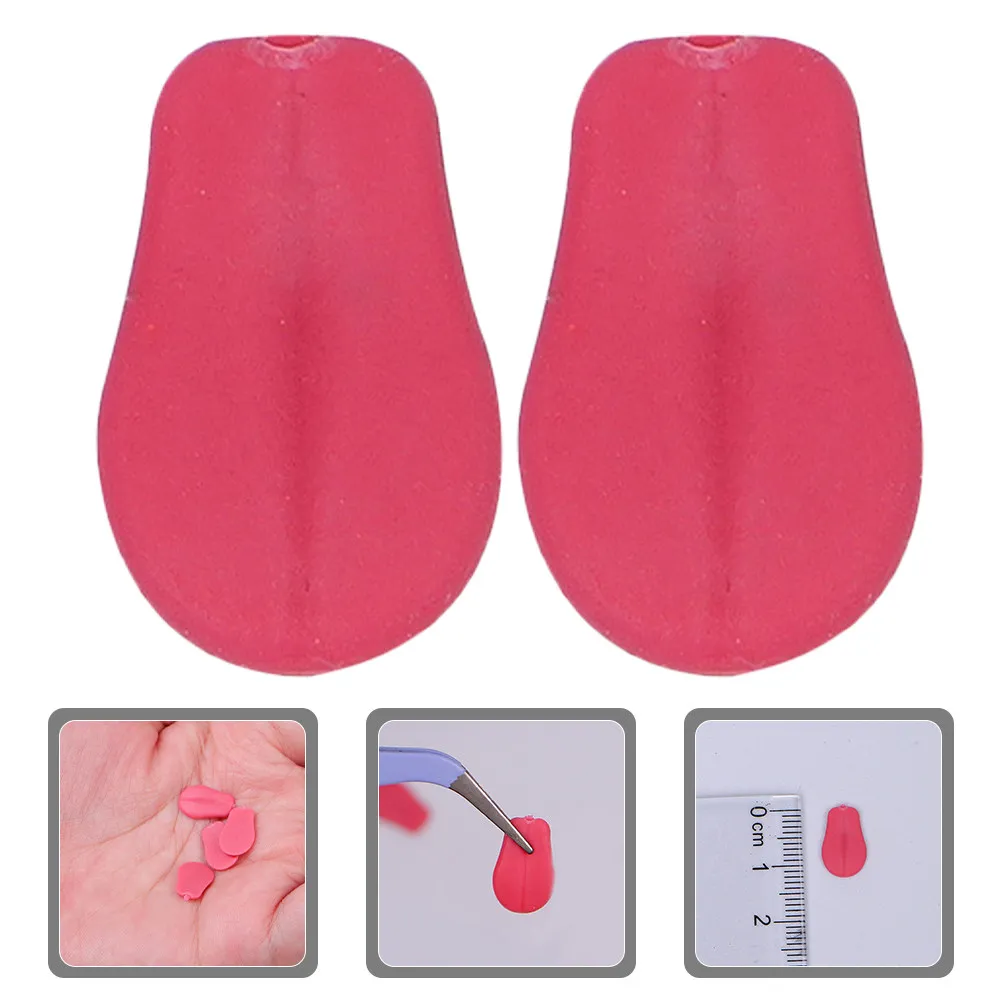 5Pcs Realistic Dog Tongue Accessories for DIY Stuffed Animal Projects Halloween Horror Spooky Prank Props Fake Tongues