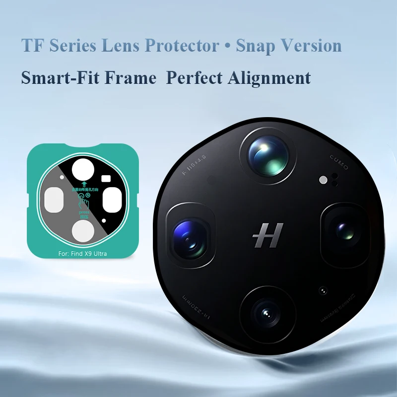 For OPPO Find X9 Ultra/Oppo Find X9/Find X9 Pro 5G Lereach TF Tempered Glass Smart Fit Frame Coverage Camera Screen Protector