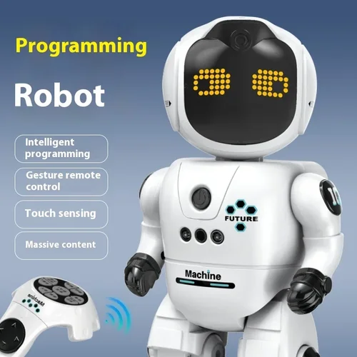 Imagen 2 del producto Robot de juguete programable controlado por gestos RC: robot de baile musical interactivo para regalos de cumpleaños de Navidad 