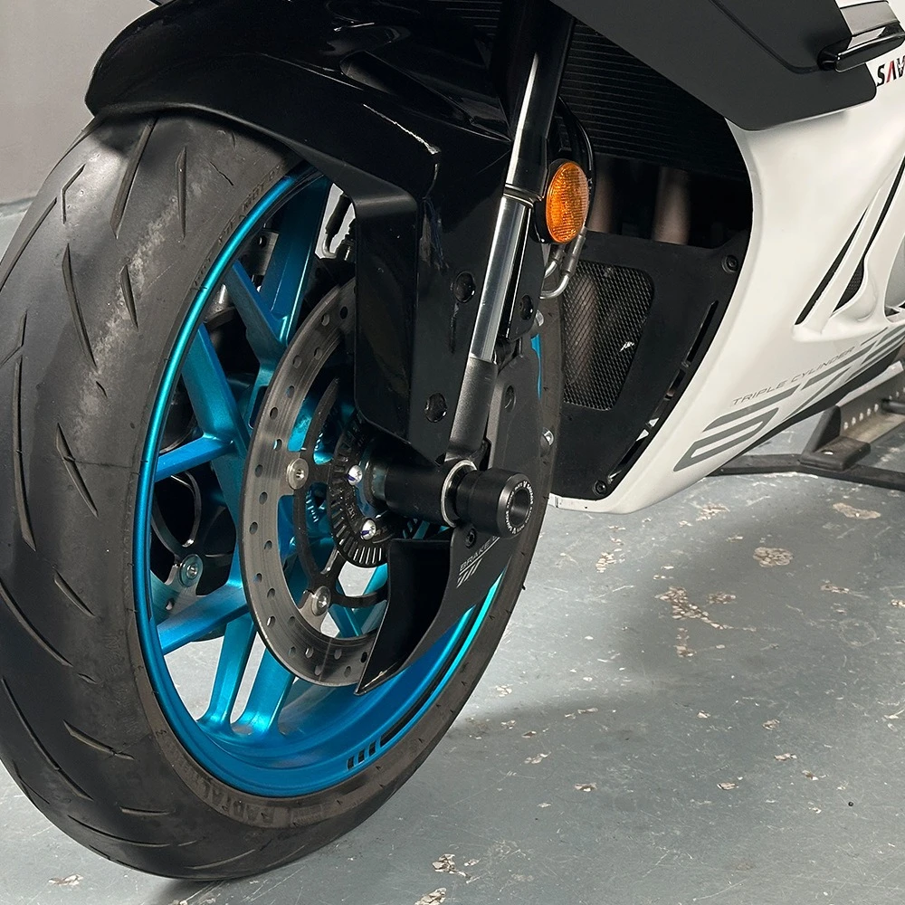 675 Axle Wheel Crash Falling Protector For CFMOTO 675SS 675SR 675SR-R 675NK Motorcycle  Swingarm Spool Spindle Stand Protection