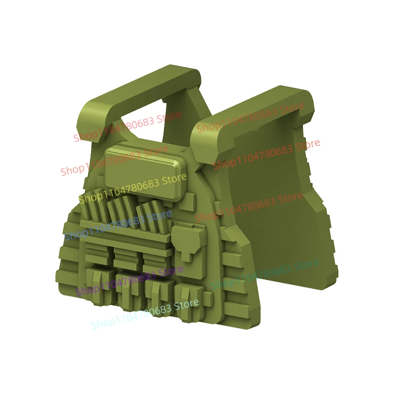 MOC Military Building Block Doll Mini Doll Accessories Tactical Helmet Vest Belt Backpack Toy Gift Ornaments Collection