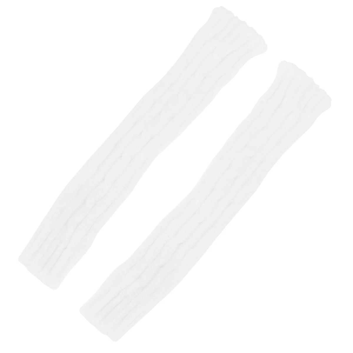 

1Pair Fingerless Winter Forearm Sleeves Knitted Warm Gloves Oversleeves for Outdoor Activities Gardening Fishing