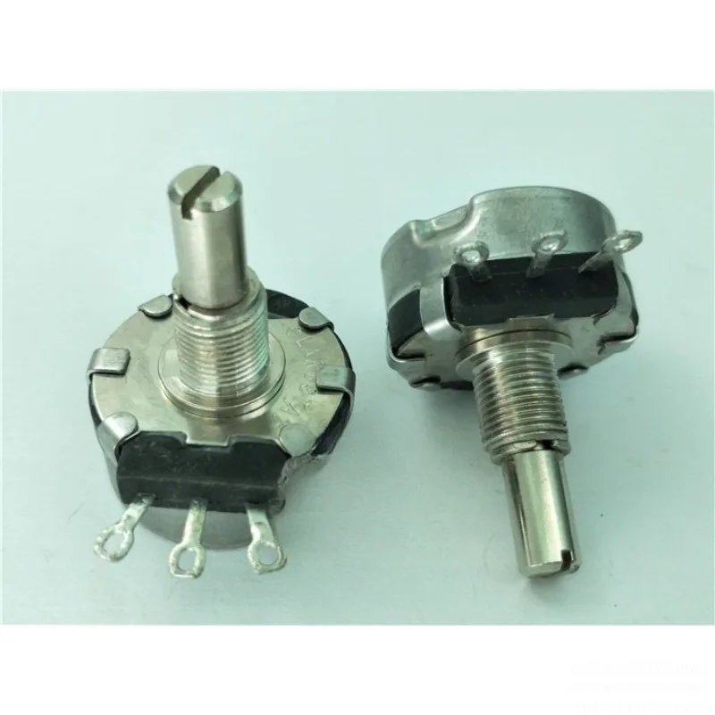 Single Gang Potentiometer 5K Shaft 23mm for Audio Equipment Guitar Volume Control 112-372
