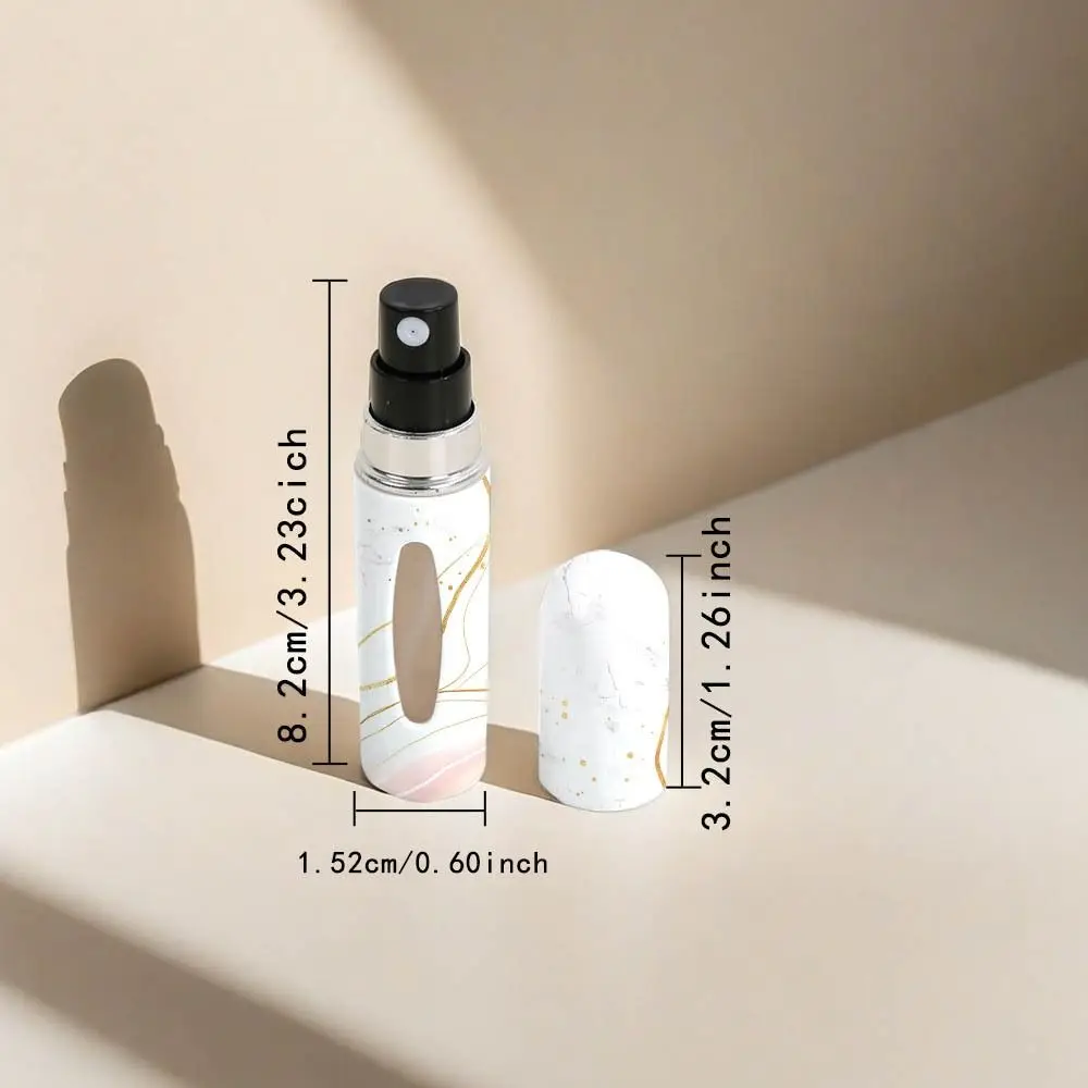 Portable 5ml Mini Perfume Bottle Refillable Leak-proof Empty Cosmetic Containers Spray Atomizer Bottle Travel