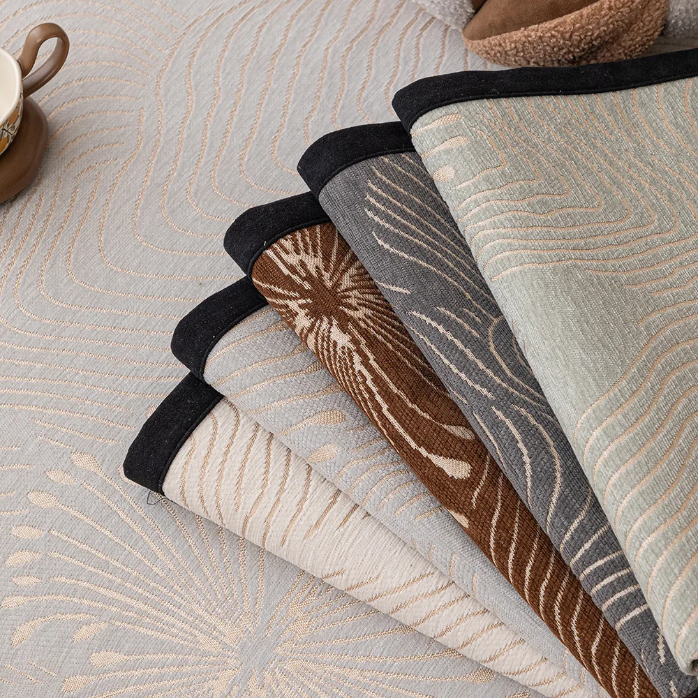 French Chenille Retro Sofa Cushion Simple Advanced Light Luxury New Non-slip Straight Row Sofa Cover Back Towel Cover Towel