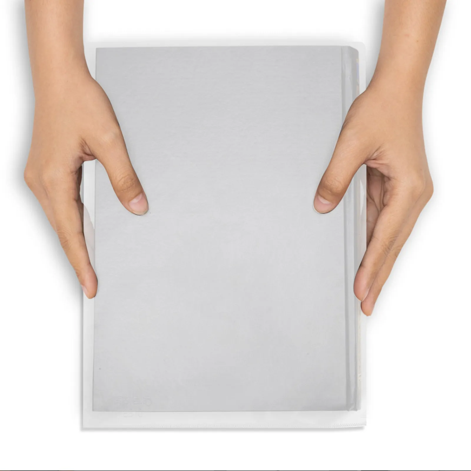 

10Pcs L-Shaped Transparent File Folder A4 Size Large Capacity Clear Document Holder Plastic File Sleeve School Office Folder