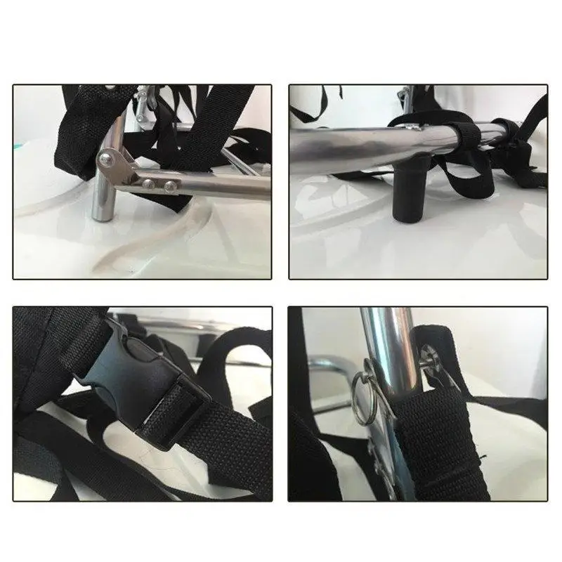 

Aluminum External Backpack Frame Heavy Load Portable Carrier Adjustable Straps for Trekking Climbing Backpacking