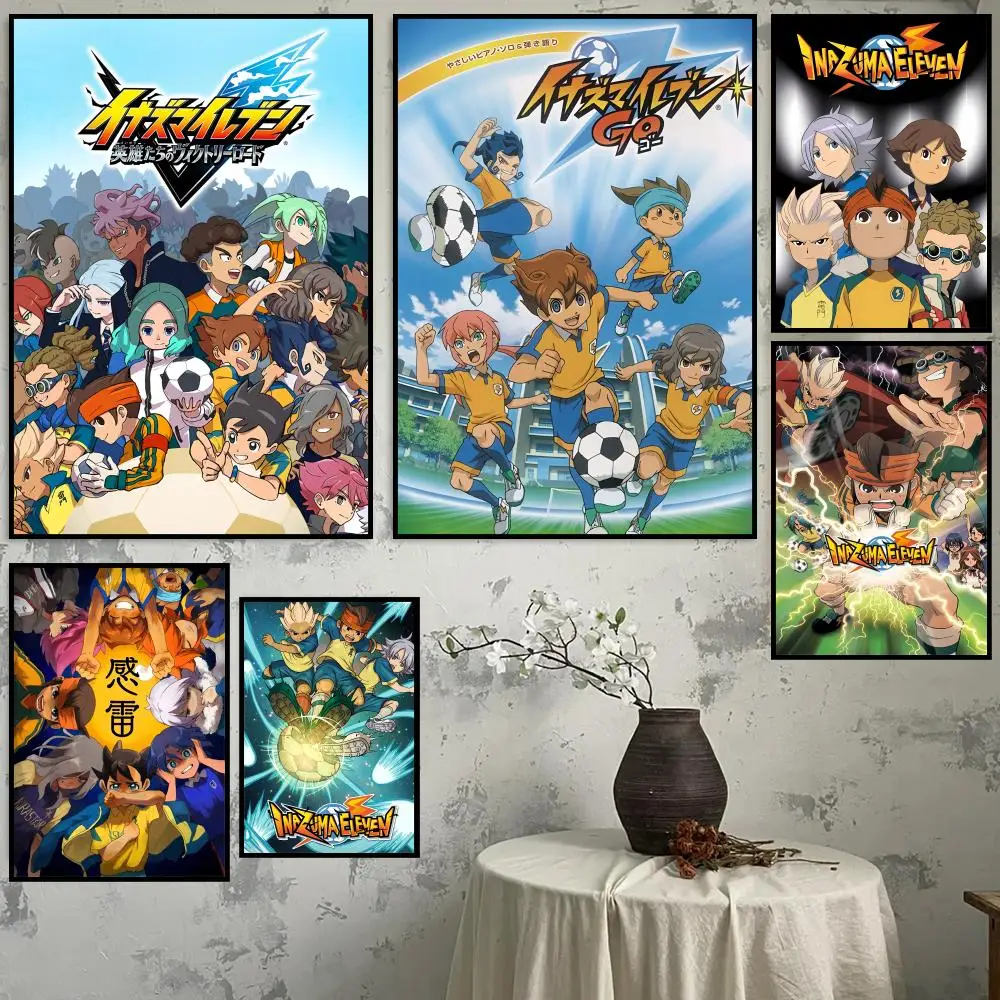 

Anime I-Inazuma E-Eleven Painting Calligraphy Canvas Poster: Crease Free Waterproof Durable All Space Wall Decor