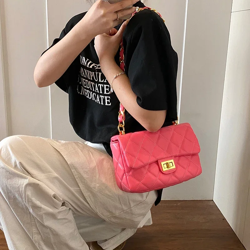 

Chic Women Handbags Leather Shoulder Bag, Crossbody Messenger Tote For Ladies, Luxury Brand Famous Designer, Popular Elegant