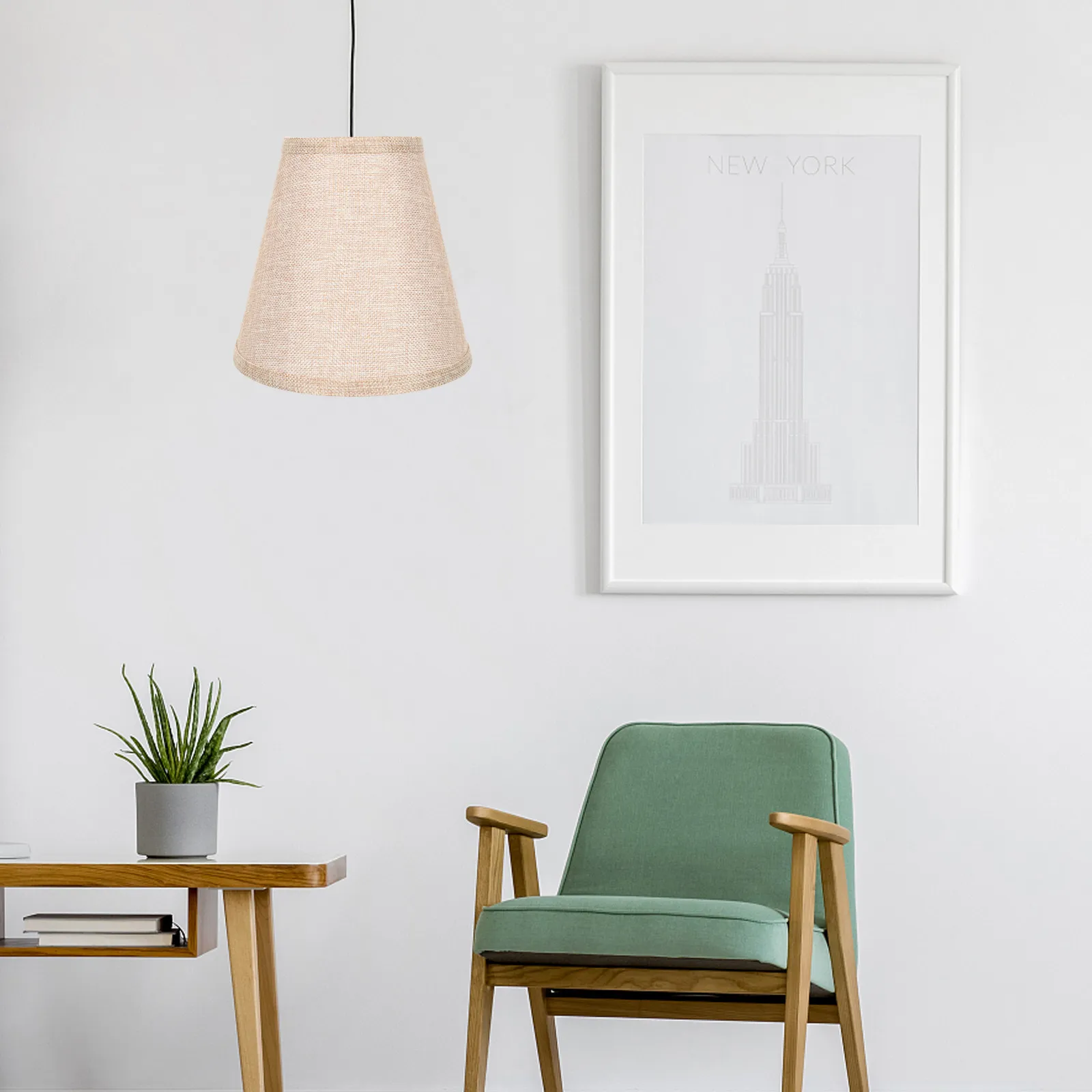 

Small Barrel Cloth Lamp Shade for E14 E27 Socket Table Lamp Cover Indoor Household Lighting Accessory Drum Lampshade Vintage