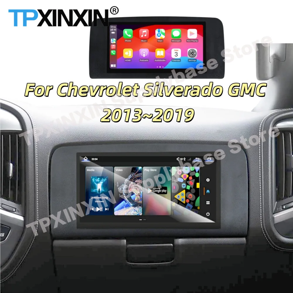 Co pilot 128 ГБ для Chevrolet Silverado GMC 2013 ~ 2019 Co-pilot Entertainment Android 15 1768*828 HD экран мультимедийный ЖК-дисплей