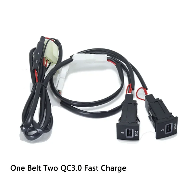 QC3.0 PD USB Charging Outlet Power Adapter Quick Car Charger Socket 12V 24V For VW Golf 6 Jetta 5 MK5 Scirocco 2006-2012 6