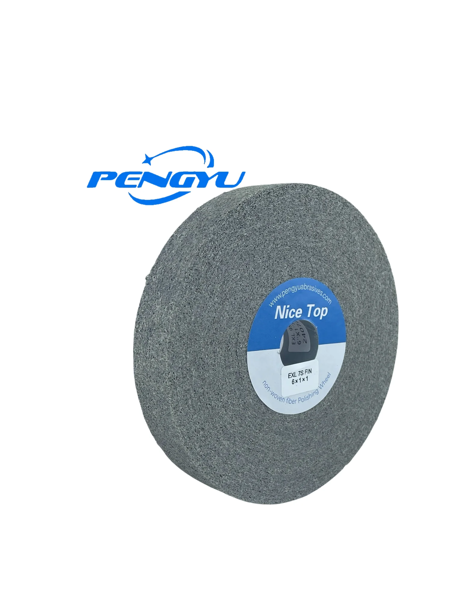 NICE TOP EXL 7S FIN 6X1X1 Convolute Wheel for Precision Metal Finishing and Deburring Applications