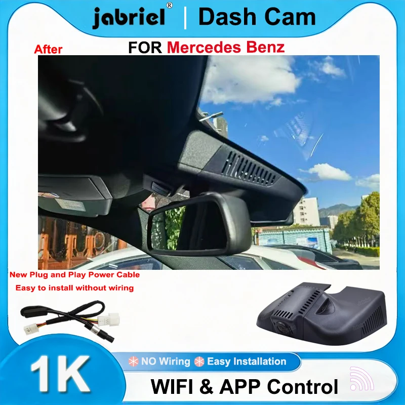 

Видеорегистратор Jabriel 1080P Plug and Play для Mercedes-Benz ML (ML320, ML350, W166, W164), GL (GL320, GL350, GL450), GL X164, X166