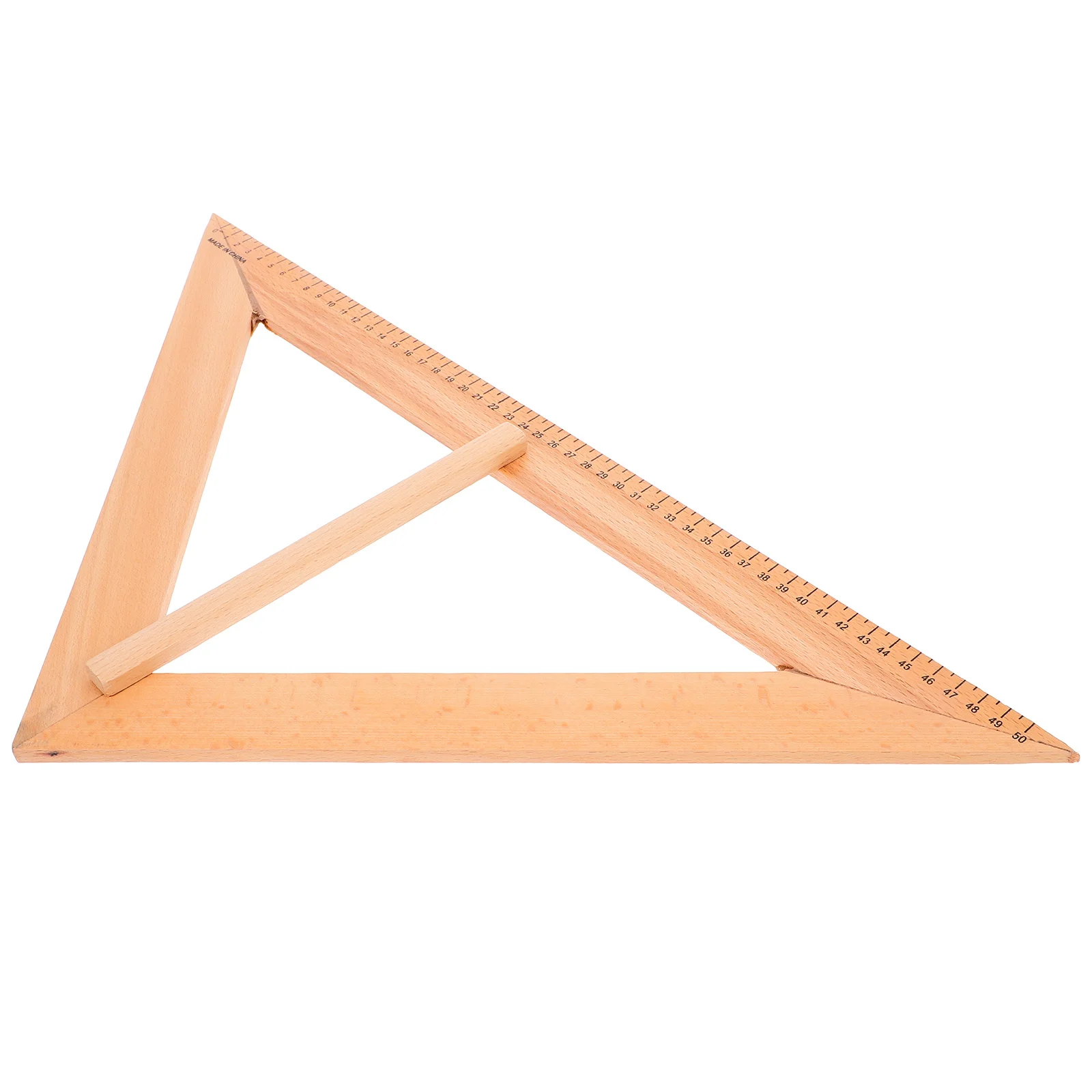 

Lightweight Portable Teaching Triangle Ruler Clear Scale Markings Multi-Functional Geometric Rulers Classroom Use