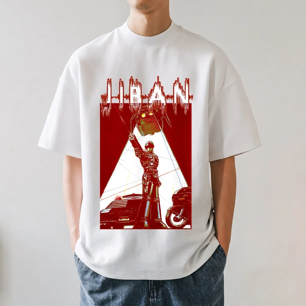 Mobile Detective Jiban Japanese Style Classic Tee High-quality Streetwear Men's Clothing Women's 2026 Summer New Printed T Shirt