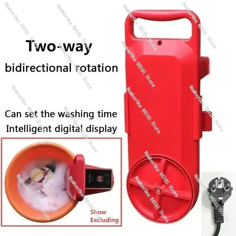 220V 150W Portable Mini Twin Tub Washing Machine, Compact Travel Socks Washer for Dormitory Apartment
