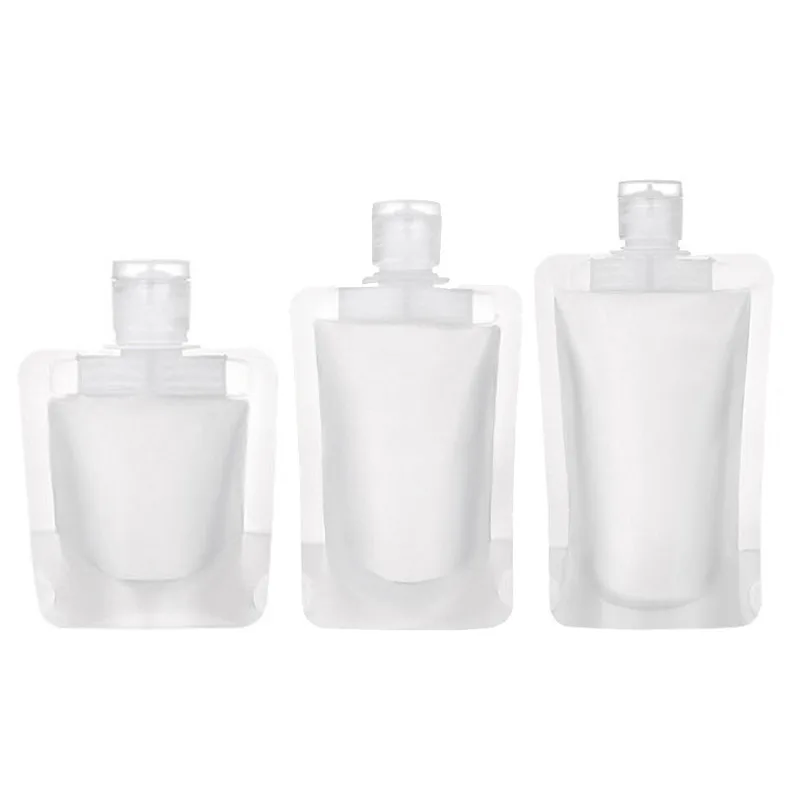 5pcs Lotion Dispenser Bag Travel Reusable Pouches Shampoo Liquid Leakproof Refillable Cosmetic Packaging Storage Cont