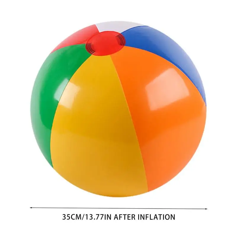 Swimming Pool Inflatable Balls Kids Beach Toys Party Favors Swimming Pool Toys Pool Toys Set Colorful Inflatable Beach Balls