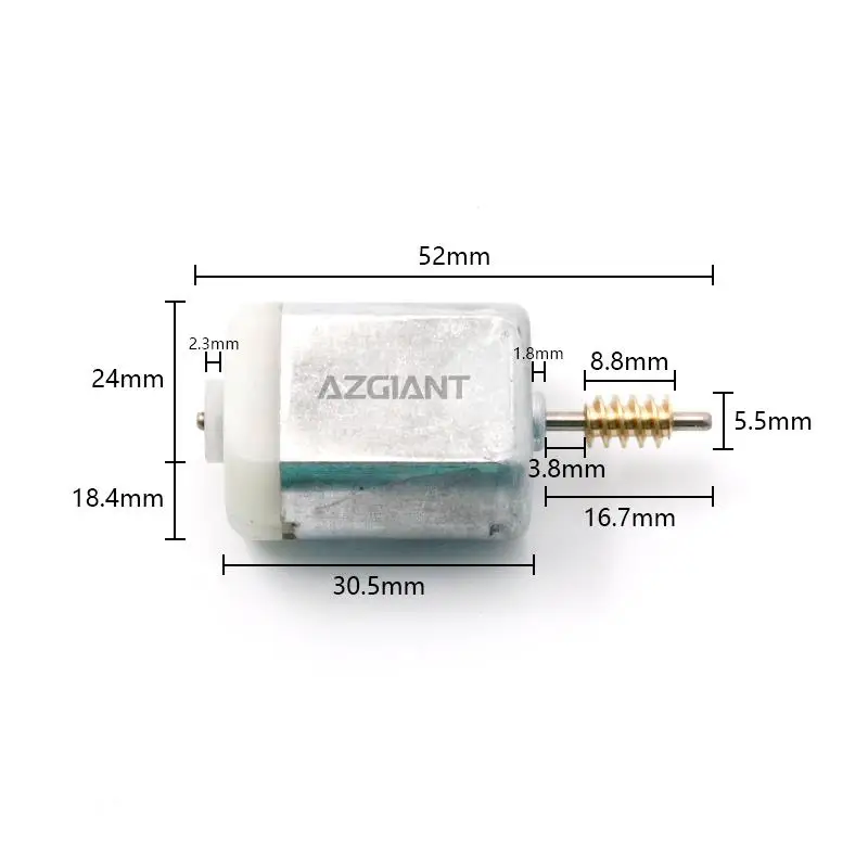 AZGIANT Car Door Mirror Folding Motor High Speed Mirror Actuator Motor for Mazda Atenza MK1 Axela Sport Auto Door Lock Repair