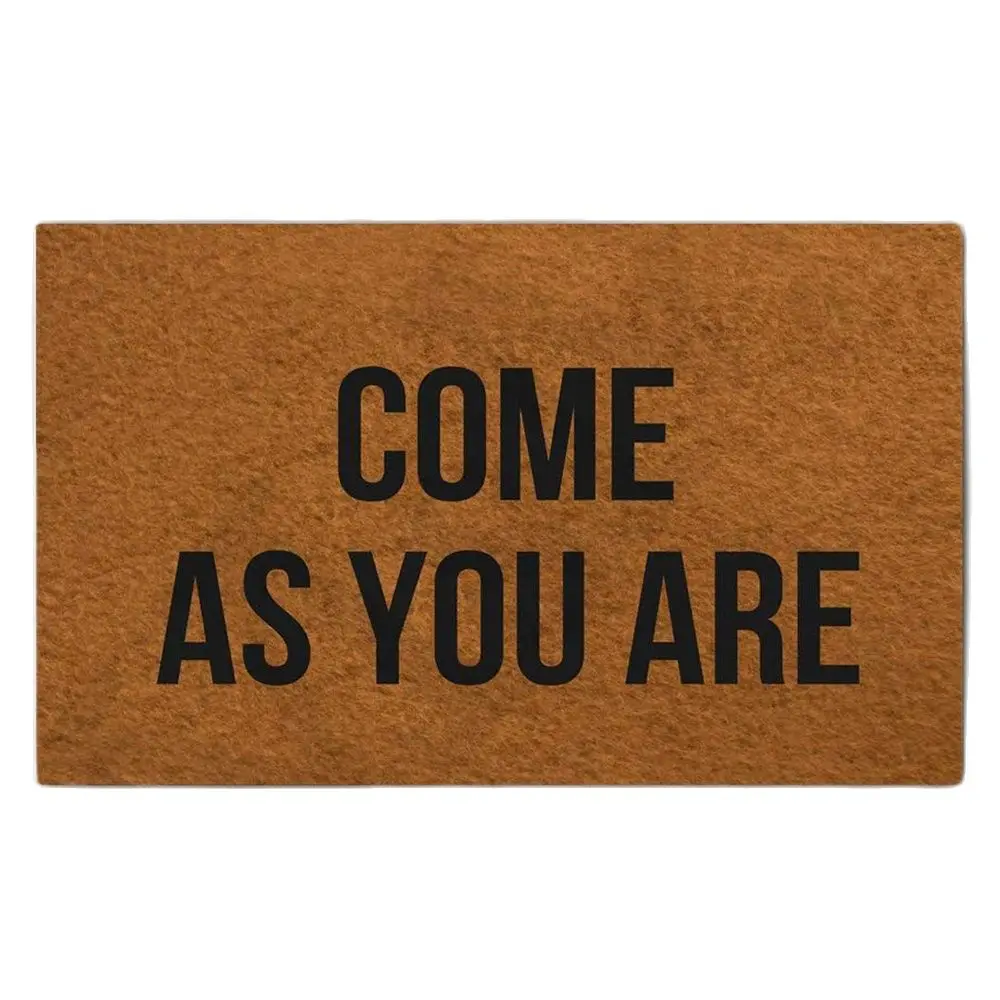 Come As You are Doormat Outdoor Mat Entrance Door Funny Front Indoor Porch Patio Holiday Home Decor Christmas Decoration 2024