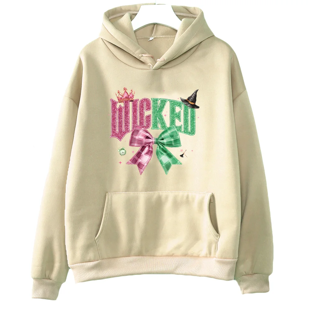 شريري من أجل هوديس جيد، مروحة الفيلم الموسيقي الشريرة، هدية عيد الحب، هودي، أزياء النساء والرجال، ملابس جمالية للخريف والشتاء