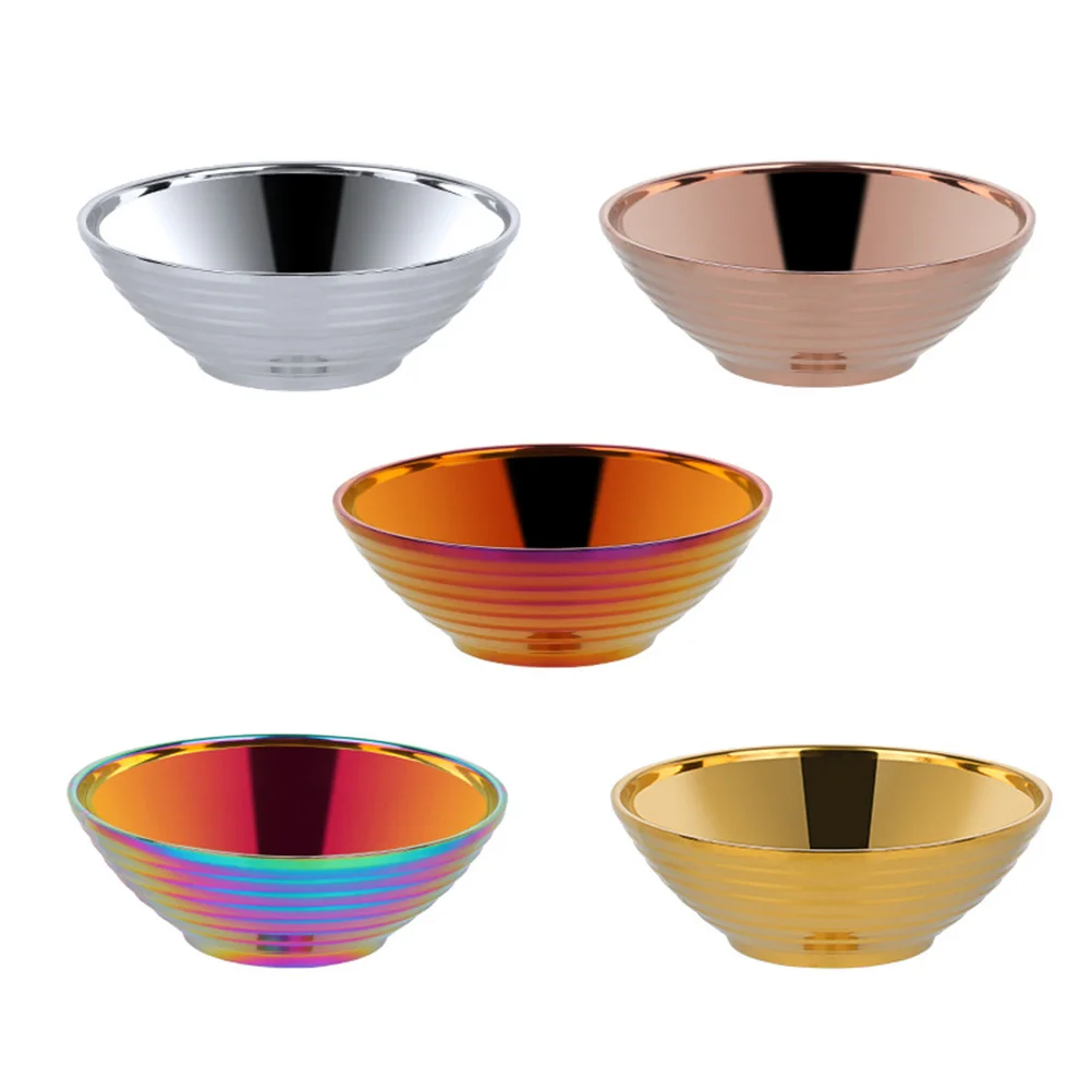 

Stainless Steel Ramen Bowl Soup Container Japanese Style Food Grade Easy Clean Perfect Size Kitchen Barware