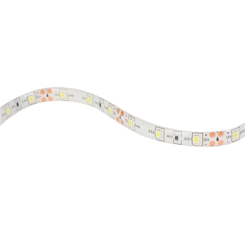 

10Pcs 1M 60-3528 SMD Waterproof LED Light Strip DC12V (White)-AT36