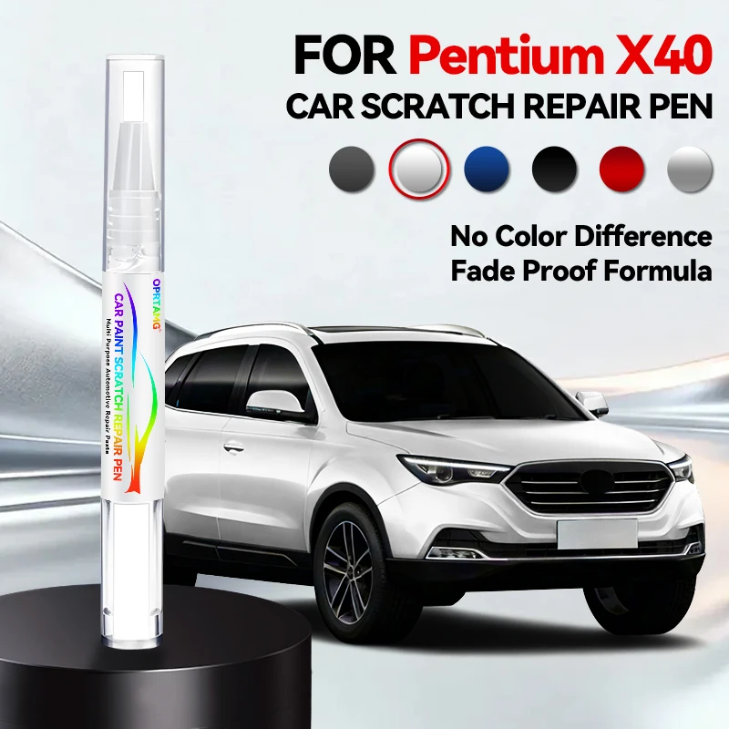 

Ручка-корректор для ремонта автомобильной краски Pentium X40, аксессуары для устранения царапин, цвета: серый, черный, белый, зеленый, красный.