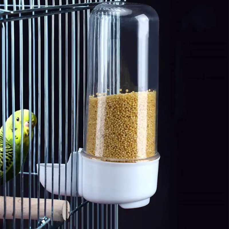 Birds Feeder Automatic Bird Feeder Drinking Bottle Bird Waterer Food Feeder Hang In Birds Cage Container Make Feeding Birds Easy