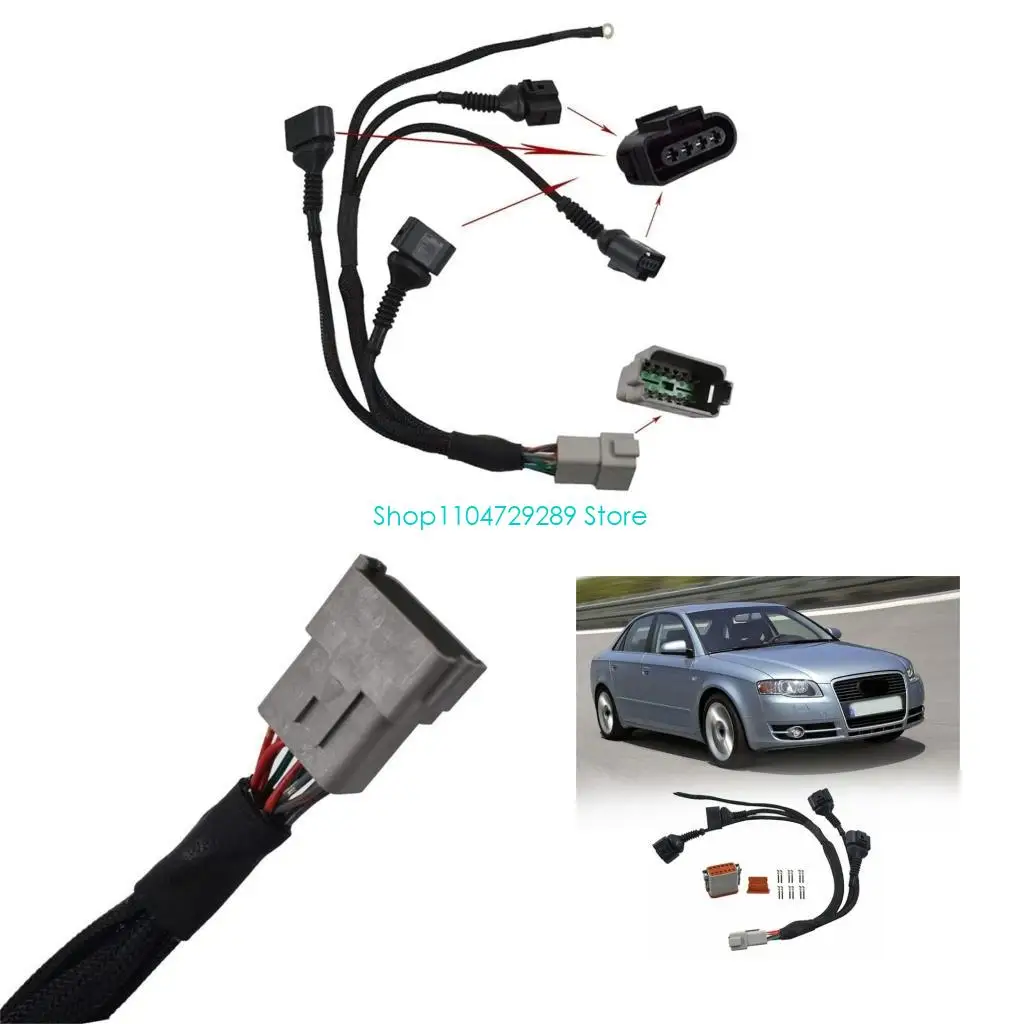

D8KE 1.8T Turbocharged Ignition Coil Wiring Harness Loom for 034-701-0004 0347010004