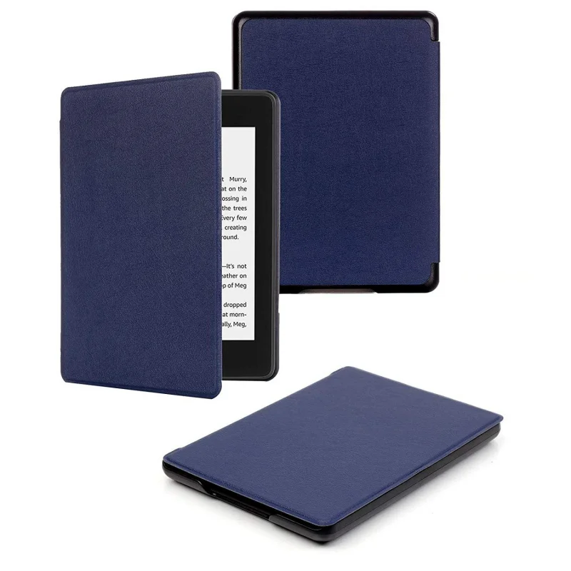 Flip Case for Kindle Paperwhite 12th 7 Inch with Auto Wake Sleep Cross Grain Texture