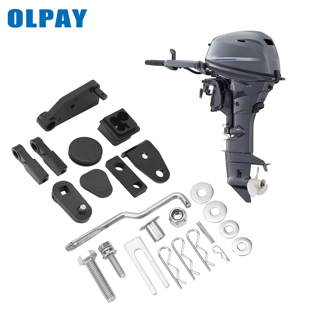 Remote Control Kit 66M-48501 For YAMAHA Outboard Board F9.9-F15 For Parsun SeaPro,HDX F15,F20 ; 66M-48501-00