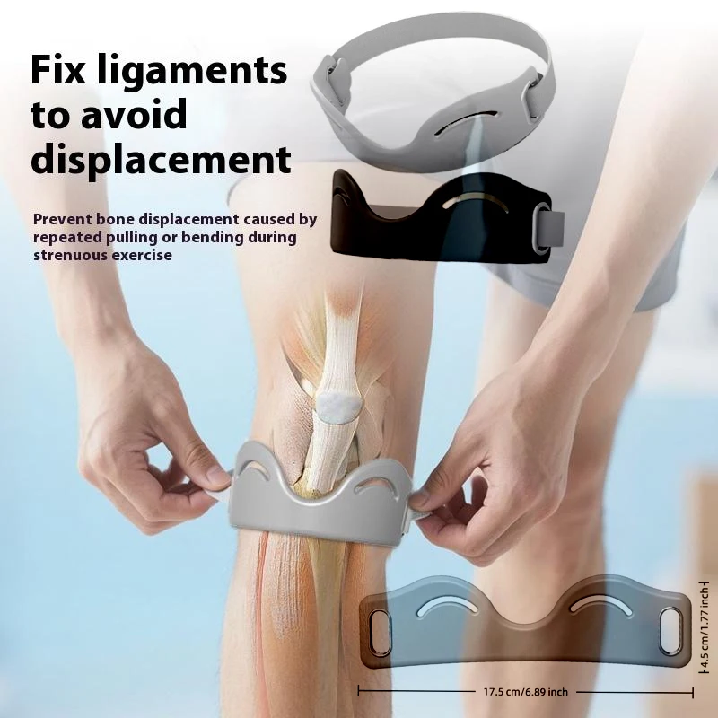 1/2Pcs Silicone Patella Tendon Knee Straps Tendon Knee Straps Flexible Lightweight Knee Support Protector Breathable Elastic