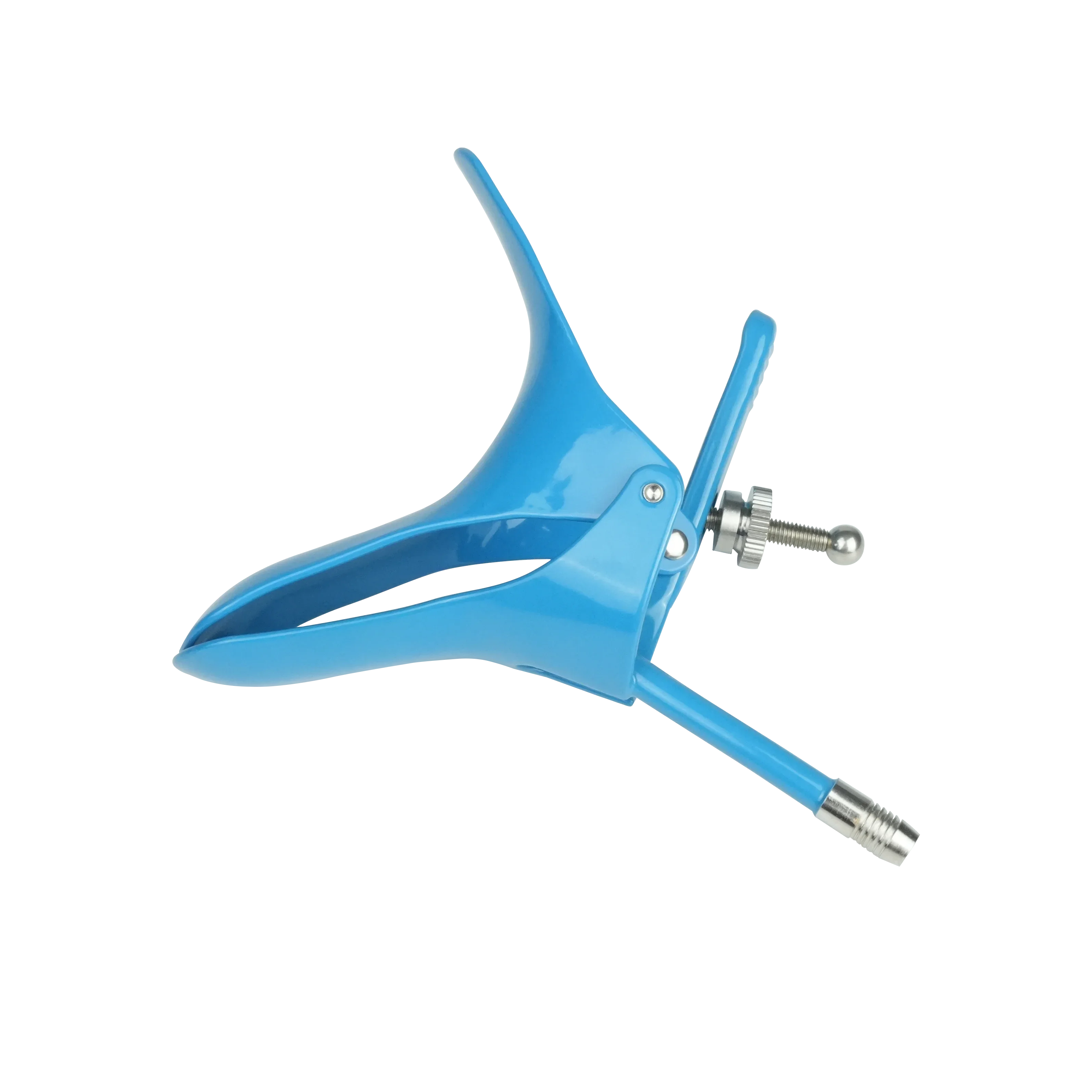 New product, insulated, metal reusable speculum with smoke exhaust pipe for ease of use