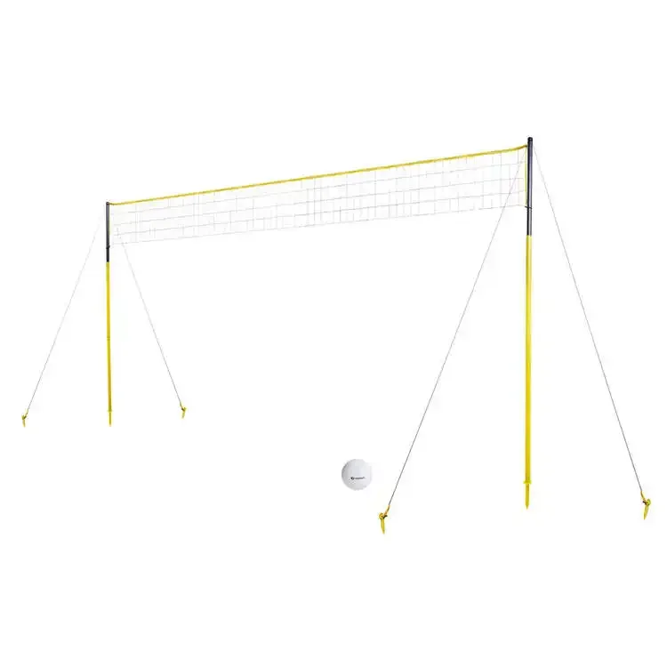 2026 Cheap Price Custom Length Portable Stand With Net Set Standard Poles Outdoor Folding Volleyball Net